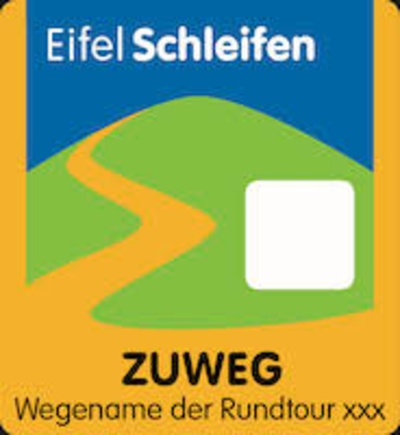 Plakette EifelSchleife Zuweg Logo Plakette EifelSchleife Zuweg