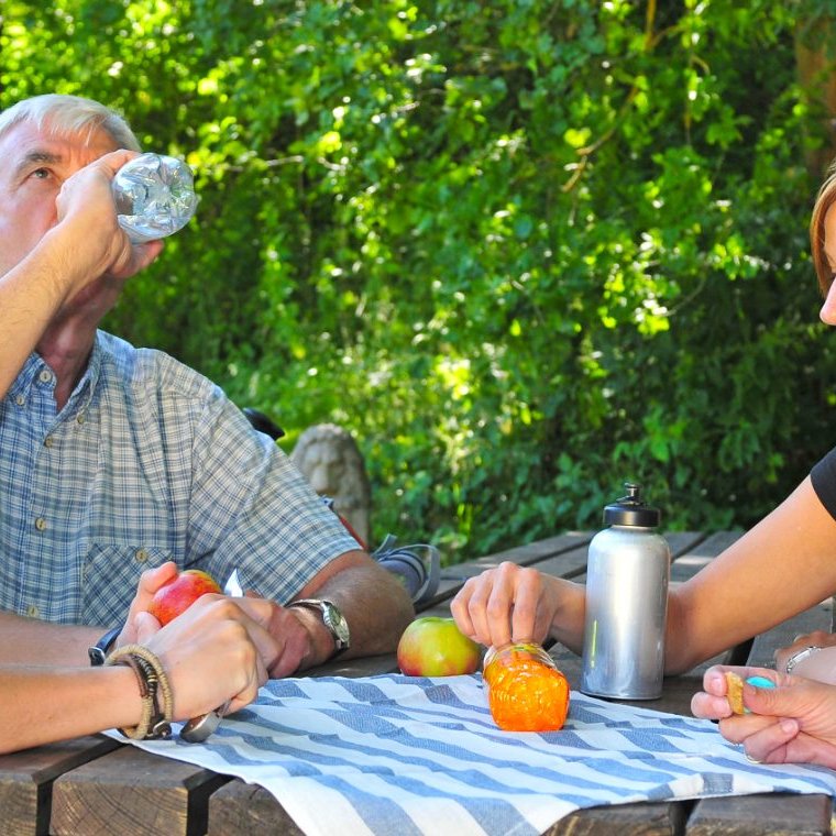 Picknick Familie Wanderung Nordeifel